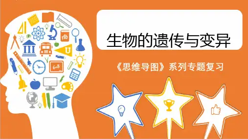 人教版八年级生物下册《思维导图 生物的遗传与变异》课件