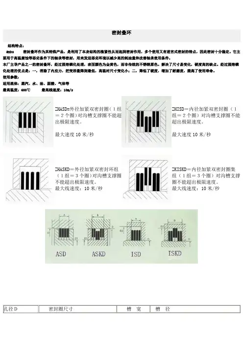 密封叠环