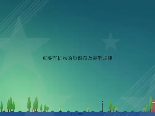 重要有机物的质谱图及裂解规律讲课文档