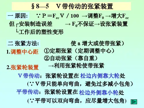 V带传动的张紧装置(精)