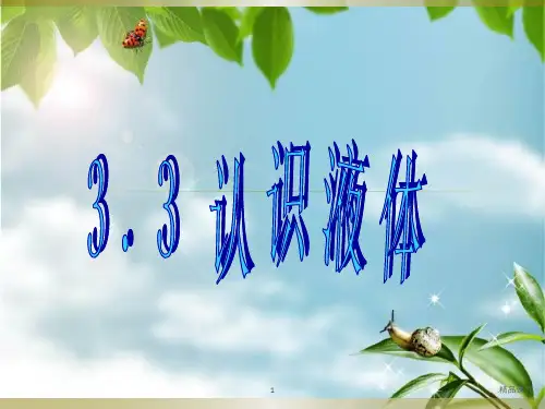复习课件3.3认识液体.ppt