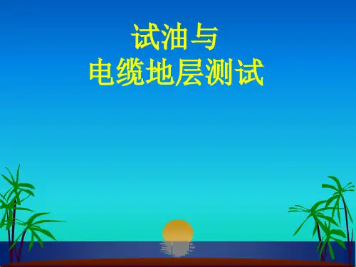 试油与电缆地层测试