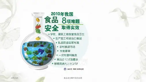 食品安全事件危机处理课件
