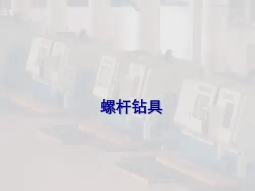 螺杆钻具的使用(技术员培训)