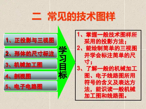 人教版通用技术课件必修一：第二节  常见的技术图样