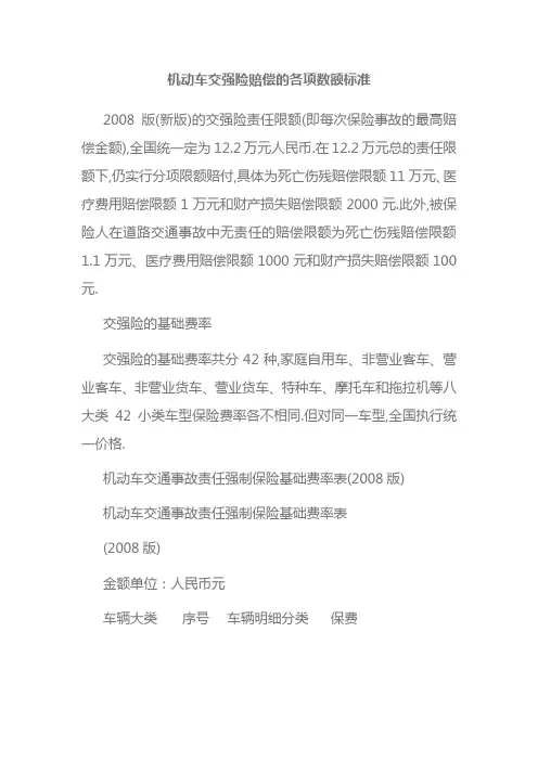 交通强制险相关