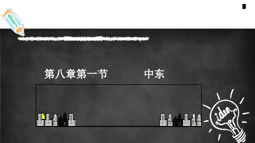 人教版地理七年级下册中东优秀PPT(25页)(25张)