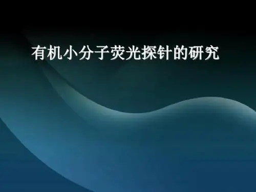 有机小分子荧光探针的研究1