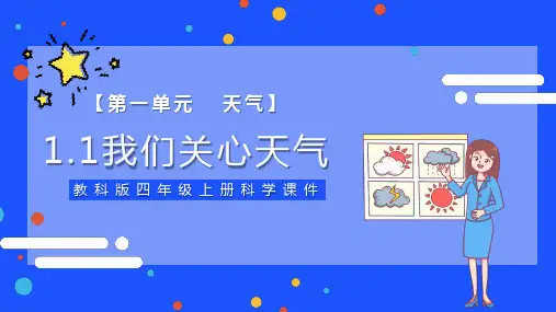 我们关心天气PPT讲课课件