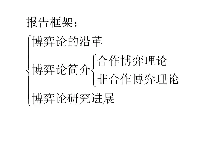 博弈论的简介和进展
