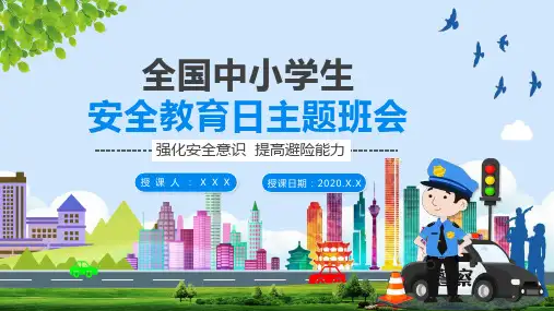 全国中小学安全宣传教育培训图文PPT课件