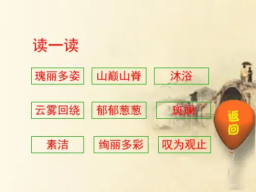 西师大版小学四年级语文下册第5课迷人的九寨沟市公开课一等奖省优质课获奖课件.pptx