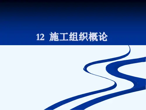 12施工组织概论