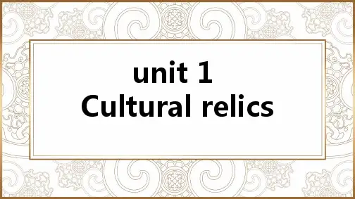 Unit 1单词讲解课件--高中英语人教版必修二 