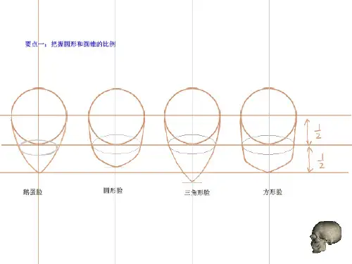 动漫绘画技法漫画人物头部塑造课件