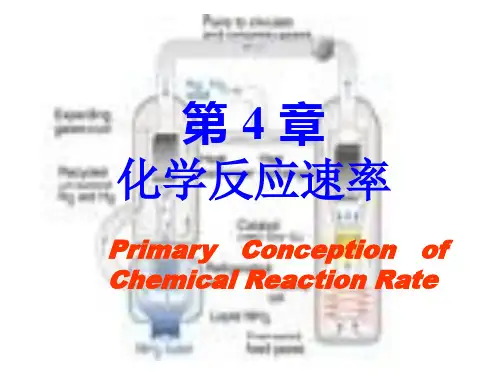 大学无机化学(吉林大学、武汉大学、南开大学版)--第4章-化学反应的速率--——-内蒙古民族大学