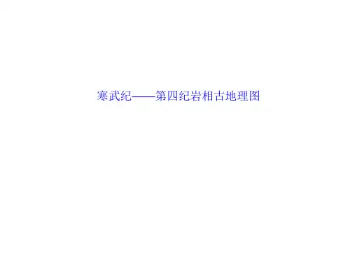岩相古地理图