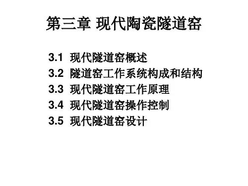 第3章 现代陶瓷隧道窑