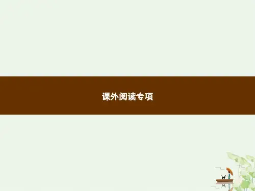 五年级下册语文习题课件课外阅读专项部编版