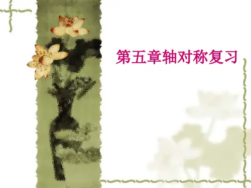 生活中的轴对称复习课件