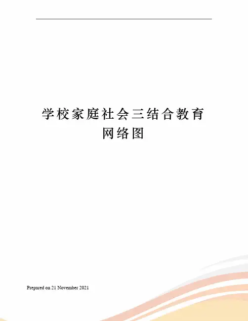 学校家庭社会三结合教育网络图