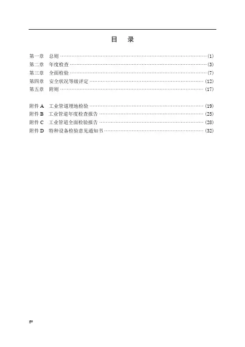 2018年压力管道定期检验规则—工业管道