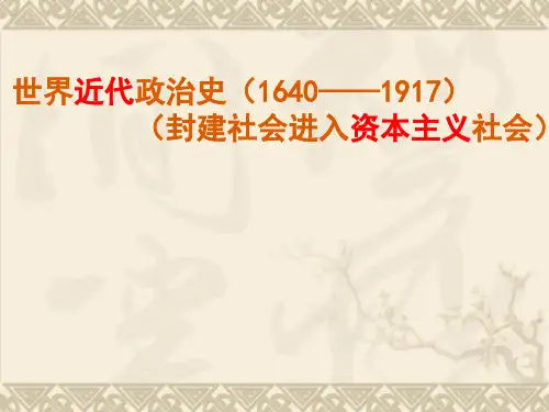 世界近代政治史