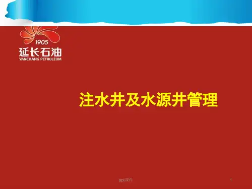 注水井及水源井管理  ppt课件