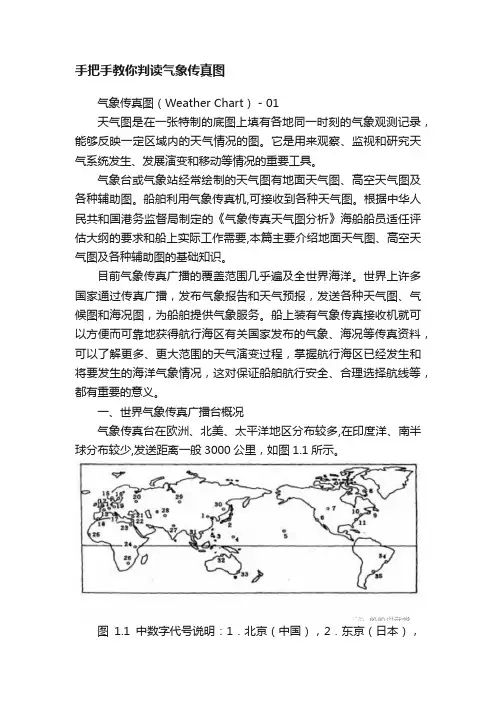 手把手教你判读气象传真图