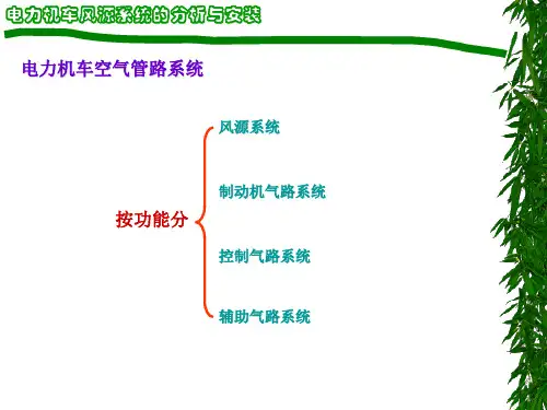 交流电力机车风源系统的组成及各组成部分的作用
