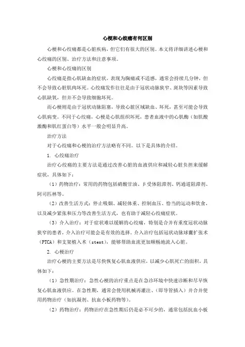 心梗和心绞痛有何区别[004]