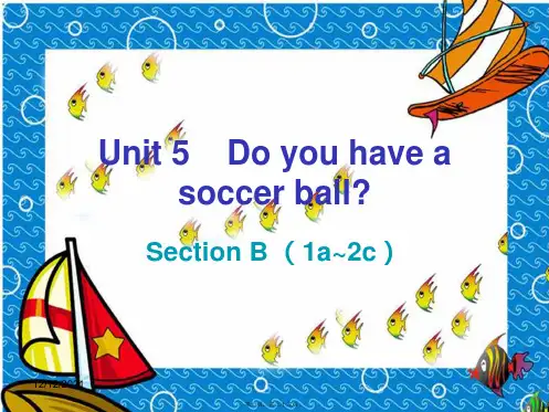 七年级英语上册unit5doyouhaveasoccerballsectionb1a2c