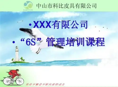 6S管理培训教材