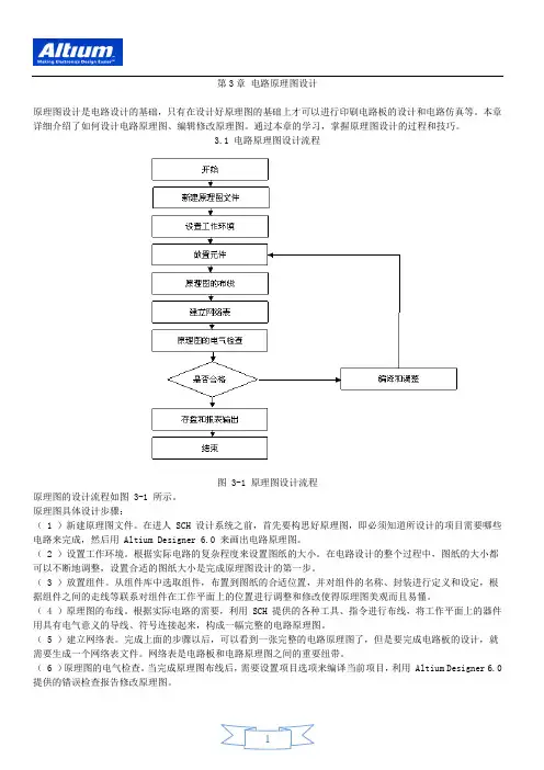 Altium Designer官方标准教程 第3章 电路设计原理