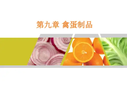 第九章禽蛋制品ppt课件