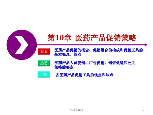 第章--医药产品促销策略ppt课件