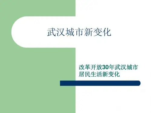 武汉城市新变化