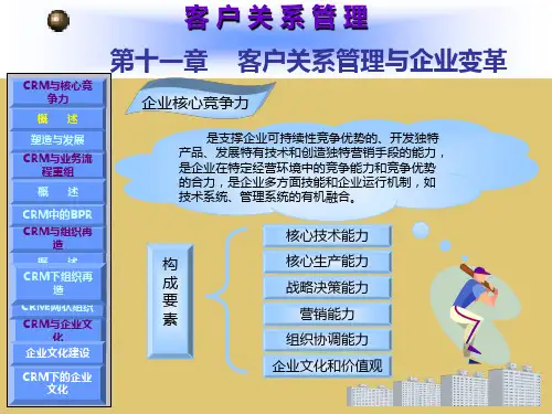 第11章  客户关系管理与企业变革 《客户关系管理》PPT课件