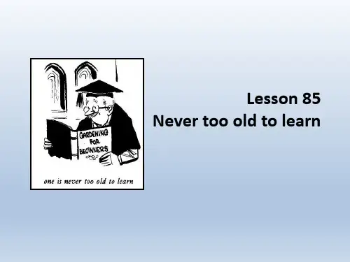 新概念英语第二册Lesson 85 (共64张PPT)