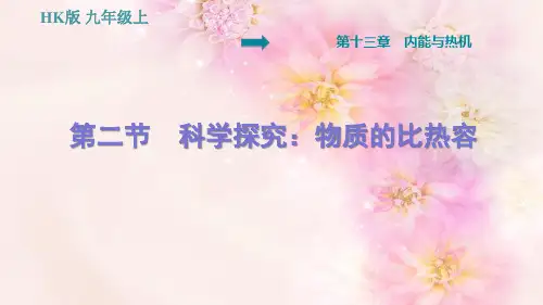 物质的比热容PPT课件
