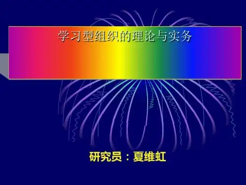 学习型组织的理论与实务课件(PPT 67张)