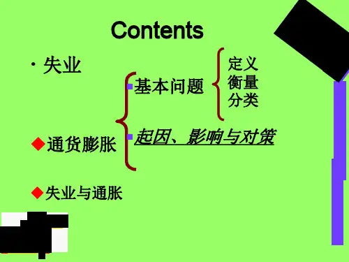 西方经济学CH18通货膨胀理论调整版ppt课件.ppt