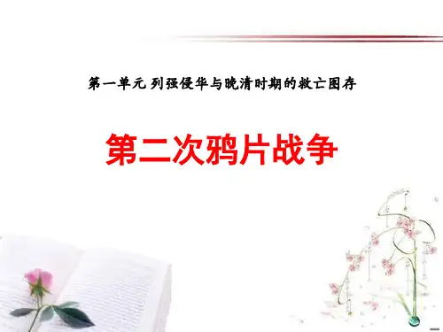 《第二次鸦片战争》列强侵华与晚晴时期的救亡图存PPT课件  图文