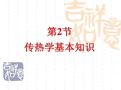 1.2传热学基本知识