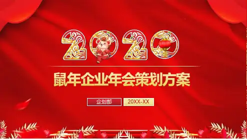 企业年会策划方案课件PPT模板