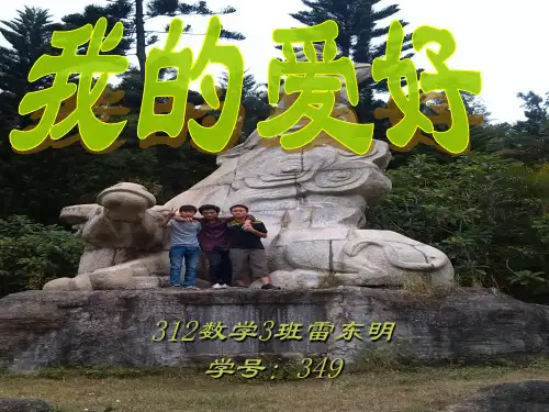 我的爱好ppt