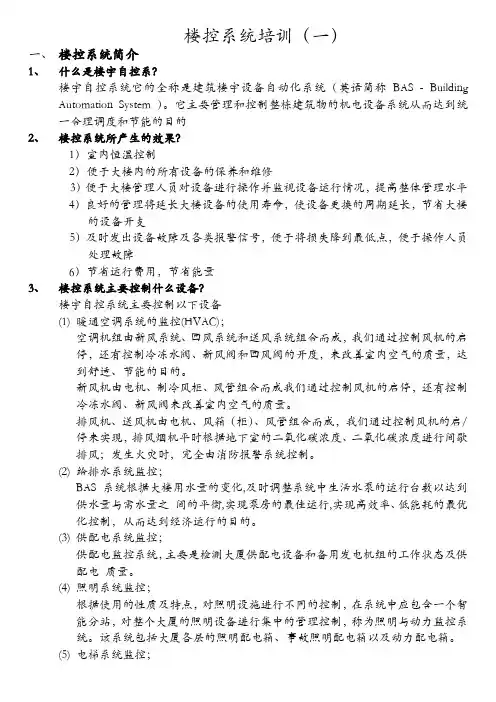 BA新风机组培训一