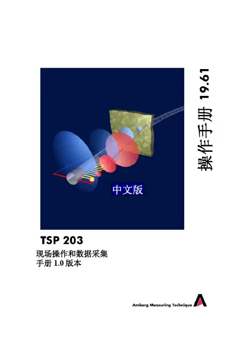 TSP203第一部分中文操作说明书(定槁)