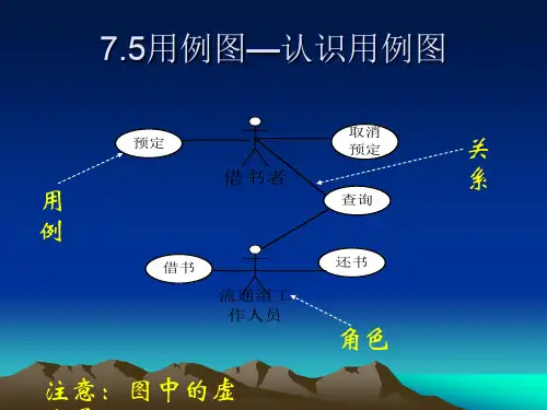 UML 用例图、关系图、活动图