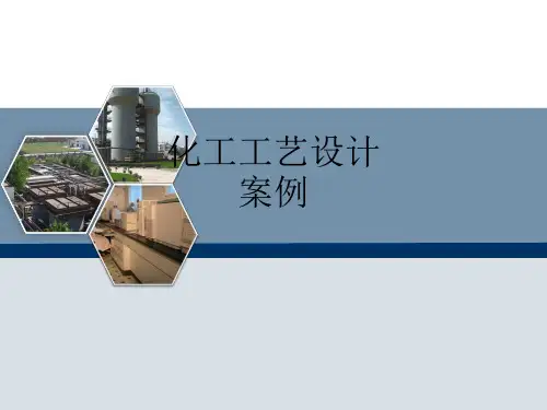 化工工艺设计案例ppt课件
